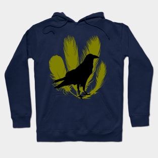 Crow and Feathers Hoodie